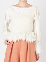 フリンジニットビスチェ/IVY