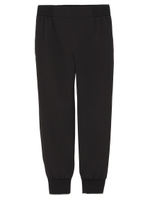 裾リブパンツ/WHT