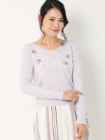 マーガレットビジューニット/ラベンダー