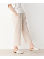 リラックステーパードパンツ/ライトベージュ(051)