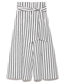 ハイウエストスカート風ガウチョパンツ/STRIPE
