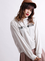 WEGO/ラメロゴパーカー