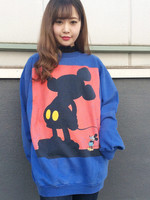 【USED】 ミッキー キャラクタースウェット