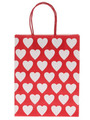WEGO/ハート総柄紙袋