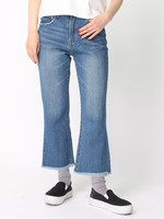 WEGO/クロップドフレアジーンズ