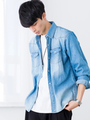WEGO/ウエスタンデニムシャツ