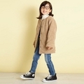 【50%OFF】ボア×キルティングリバーシブルノーカラージャケット