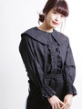 WEGO/ビッグカラーフリルブラウス
