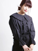 WEGO/ビッグカラーフリルブラウス