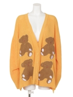 CANDY BEARS KNIT CARDIGAN/PINK