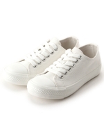 キャンバススニーカー/ホワイト(001)