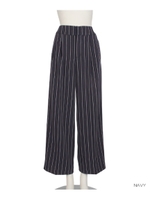 ストレートワイドパンツ/NAVY