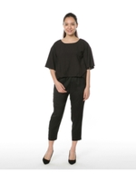 フレアスリーブセットアップ/ブラック(027)