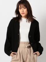 ざっくりカーディガン/クロ