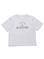 アイスクリームワンポイント kids Tシャツ/GRY