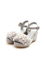 ファープラットフォームサンダル/グレー(020)