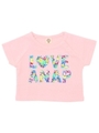 【ANAP KIDS】フラワーワッペンロゴ・トップス(別売りセットアップ)/ライトピンク(009)