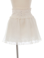 カットワークレーススカパン/ディープピンク