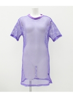 【UNDER ANAP】BIGメッシュワンピース/パープル(022)