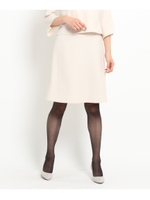 [L]ムーンダブルフレアスカート/ネイビー(094)