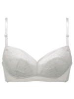 エントリーコレクション　きちんと見えるノンワイヤーブラ　015/ホワイト