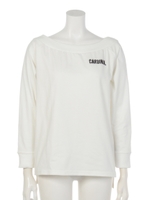 オフショルロゴロンT/ホワイト