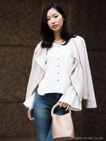 ストレッチスエードライダース/ピンク