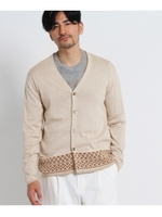 トライバルカーディガンニット/ベージュ(053)