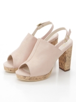 バックストラップサンダル/ベージュ