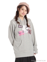 フォトコラージュZIPBigパーカ/モクグレイ