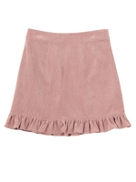 フリルポケットミニスカート/ピンク