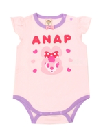 【ANAP KIDS】ポンポンちゃんBABYロンパース/ピンク(008)