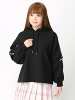 WEGO/カッティングロゴテープパーカー