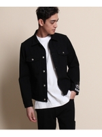 2WAYストレッチデニムGジャン[ メンズ ブルゾン デニム ]/ブラック(019)