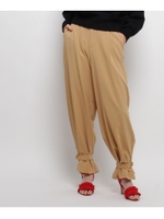 2WAY裾ベルト付きワイドパンツ/ライトベージュ(051)