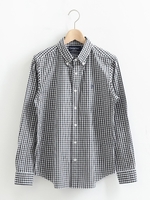 Gymphlexギンガムチェックシャツ/ブラック柄