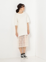 〓JC ニットレースキャミ セット/OFF WHITE