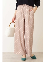 ドットリラックスパンツ/ベージュ1(041)