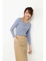 ファインゲージリブニット/ブルー(110)