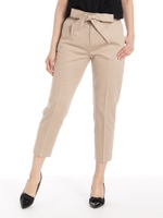 ベルト付テーパードPN/ベージュ