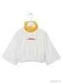 メッシュ重ね着T/ホワイト