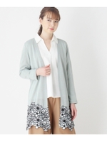 裾フラワーレースカーディガン/ミント(031)