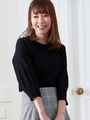 裏リブボリュームスリーブニット/ブラック
