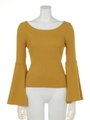シフォンコンビSLV Kniit TOP/YEL