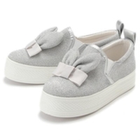 うさ耳＆リボンつきスリッポン