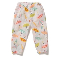 傘×ネコプリントレインパンツ