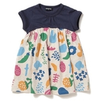 【30%OFF】総柄切り替えワンピース