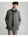 二重織メルトンブルゾン/グレー(012)