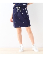 Champion 小花刺繍スウェットスカート/ブルー系(095)