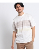 トライバルドルマンスリーブTシャツ[ メンズ Tシャツ ]/ホワイト(302)